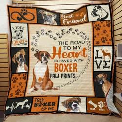 Boxer Ht 27121914 3D Customized Quilt and Home Decor