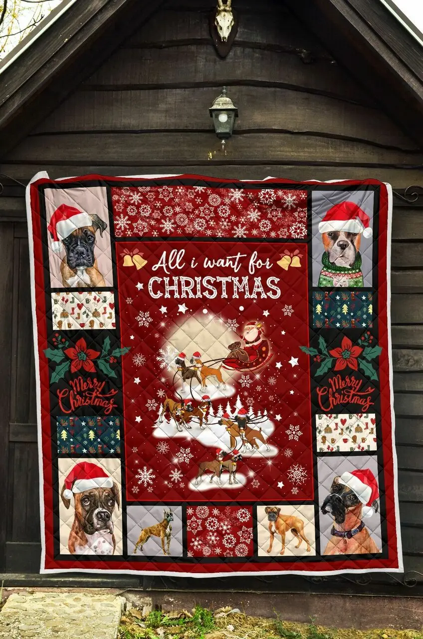 Boxer Jfj Quilt Ur and Home Decor