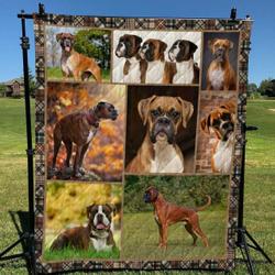 Boxer Look Cl09100063Mdq Quilt Blanket and Home Decor