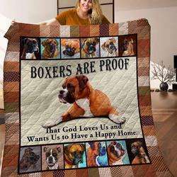 Boxer Quilt Blanket C9B280357PT and Home Decor