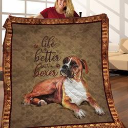 Boxer Quilt Blanket C9B290208HD and Home Decor