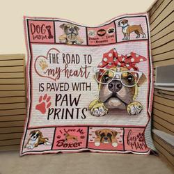 Boxer Zir Zor 3D Customized Quilt and Home Decor
