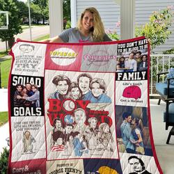 Boy Meets World Quilt Blanket TH0907 and Home Decor