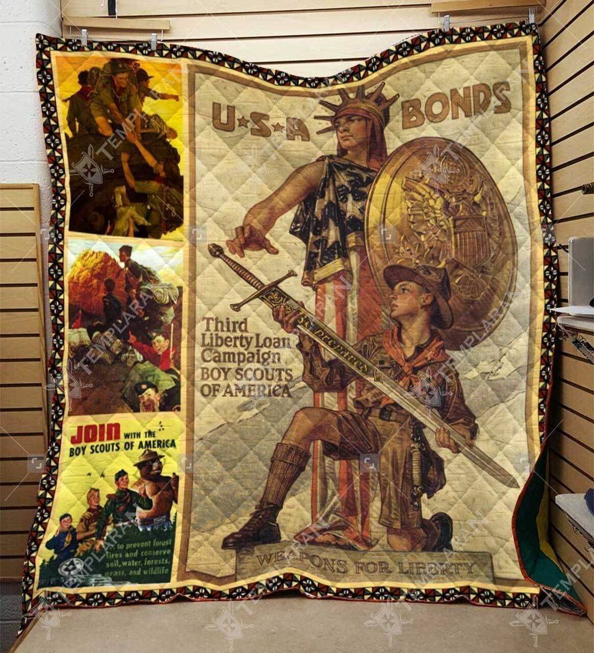 Boy Scouts Of America Cl28110529Mdq Quilt Blanket and Home Decor