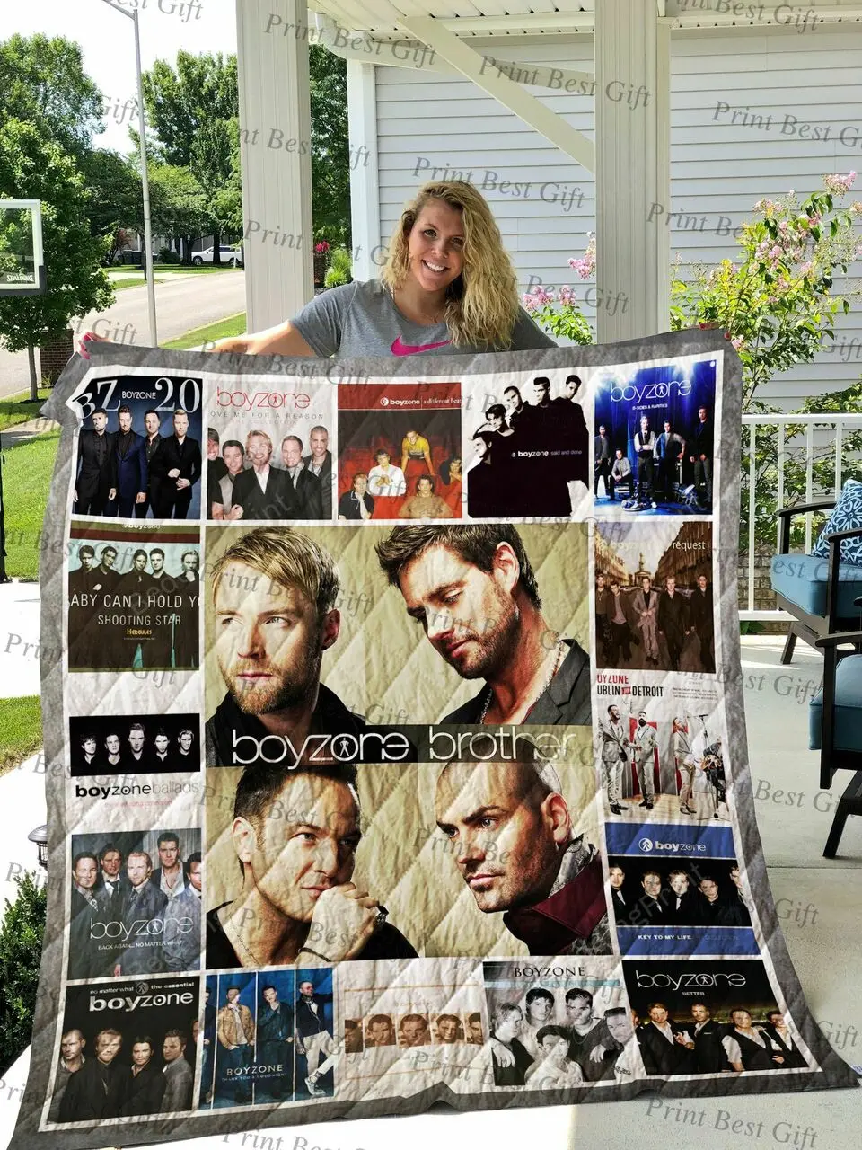 Boyzone Albums Cover Poster Quilt Blanket Ver 2 and Home Decor