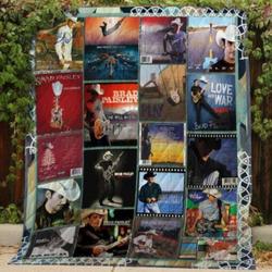 Brad Paisley Quilt V2 and Home Decor