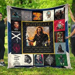 Braveheart Anniversary Quilt and Home Decor