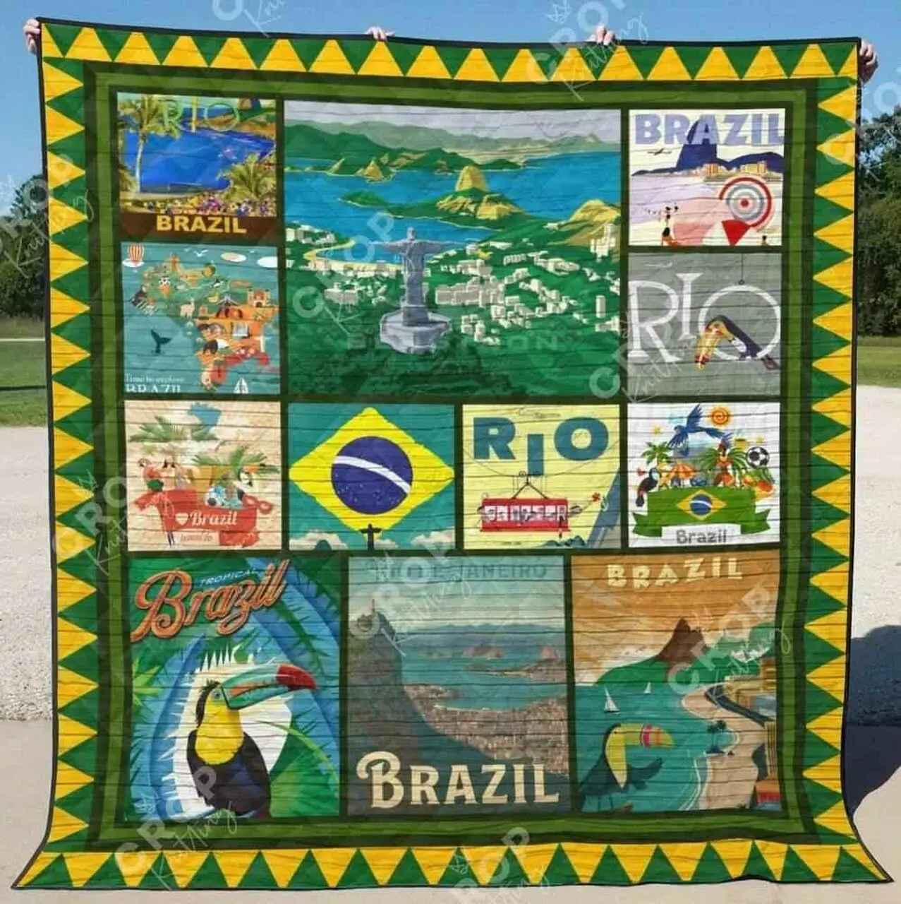 Brazil 1 Blanket Th1307 Quilt and Home Decor