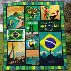 Brazil 1 Blanket Th1607 Quilt and Home Decor