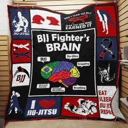 Brazilian Jiu Jitsu Quilt Blanket ABC07113076 and Home Decor