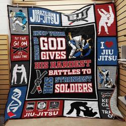 Brazilian Jiu Jitsu Quilt Blanket ABC07113083 and Home Decor