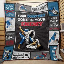 Brazilian Jiu Jitsu Quilt Blanket Dhc06021273Td and Home Decor