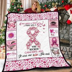Breast Cancer 3D Customized Quilt and Home Decor