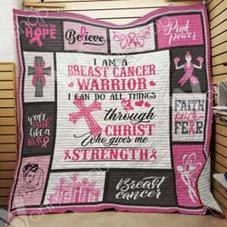 Breast Cancer Ee Quilt Inkpol and Home Decor