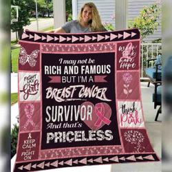 Breast Cancer Quilt Blanket ABC07112938 and Home Decor