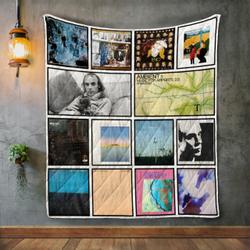 Brian Eno Album Covers Quilt Blanket and Home Decor