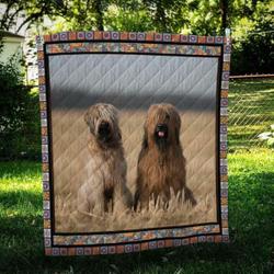 Briard Friend Cl09100071Mdq Quilt Blanket and Home Decor