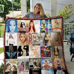 Britney Spears Albums Cover Poster Quilt 2 and Home Decor