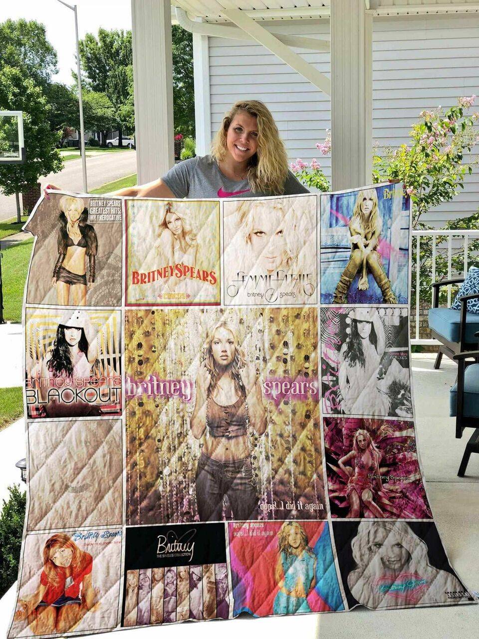 Britney Spears Blanket Th1809 Quilt and Home Decor