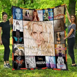 Britney Spears Cover Poster Quilt 3 and Home Decor