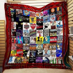 Broadways Must See Shows Quilt and Home Decor