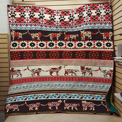 Brocade Cat Quilt and Home Decor