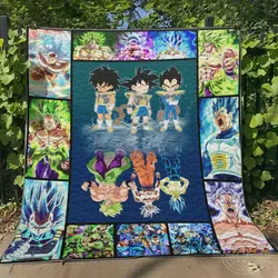 Broly Vegeta Songoku Quilt Lt2 and Home Decor