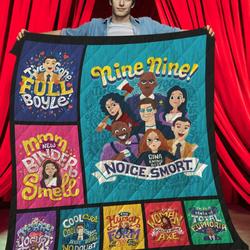 Brooklyn Nine-Nine Quilt Blanket Bs1000 and Home Decor