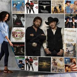 Brooks & Dunn Albums Cover Poster Quilt Blanket Ver 2 and Home Decor