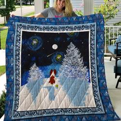 Brown Papillon Dog Quilt Yy85357 Fuct1409 and Home Decor