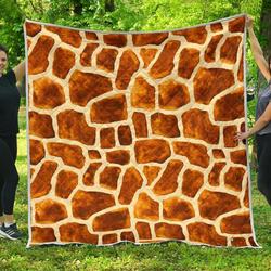 Brown Watercolor Giraffe Cl17100168Mdq Quilt Blanket and Home Decor