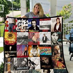 Bruce Springsteen Albums Cover Poster Quilt and Home Decor