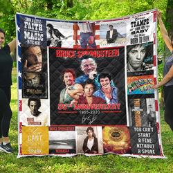 Bruce Springsteen Anniversary Quilt and Home Decor