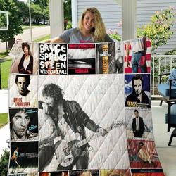 Bruce Springsteen Quilt Blanket 01451 and Home Decor
