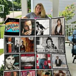 Bruce Springsteen Quilt Blanket and Home Decor