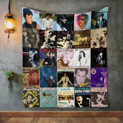 Bryan Ferry Album Covers Quilt Blanket and Home Decor