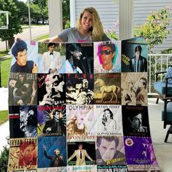 Bryan Ferry Quilt Blanket and Home Decor