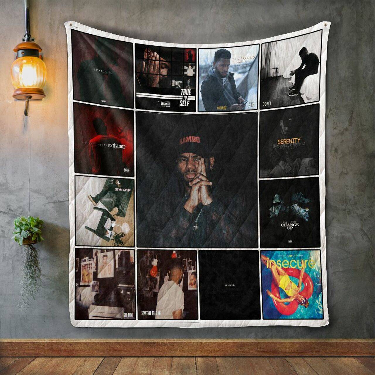 Bryson Tiller Album Covers Quilt Blanket and Home Decor