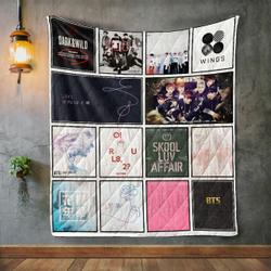 Bts Album Covers Quilt Blanket and Home Decor
