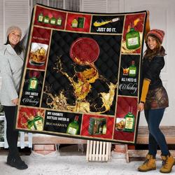 BuchananS Scotch All I Need Is Whisky Gift Idea Quilt and Home Decor