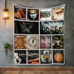 Buckcherry Album Covers Quilt Blanket and Home Decor