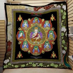 Buddhist 190221006 3D Customized Quilt Blanket 1057 and Home Decor