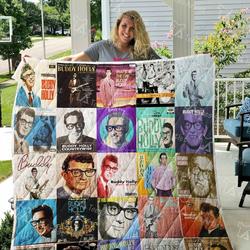 Buddy Holly Quilt Blanket 0869 and Home Decor