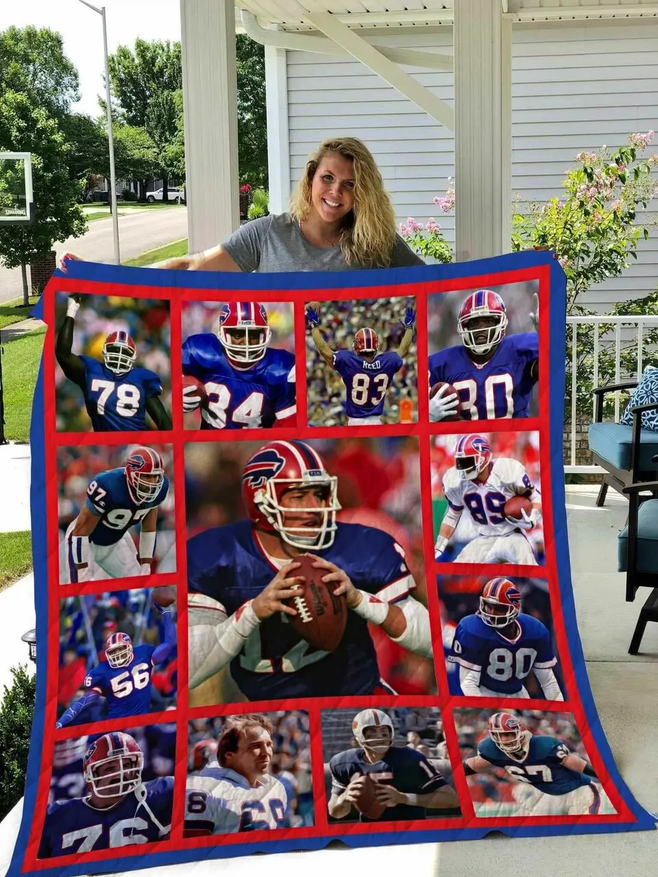 Buffalo Bills Legends 02 Blanket N2906 Quilt and Home Decor