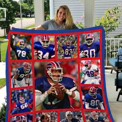 Buffalo Bills Legends 02 Blanket N2906 Quilt and Home Decor