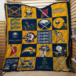 Buffalo Sabres 3D Personalized Customized Quilt Blanket 961 and Home Decor