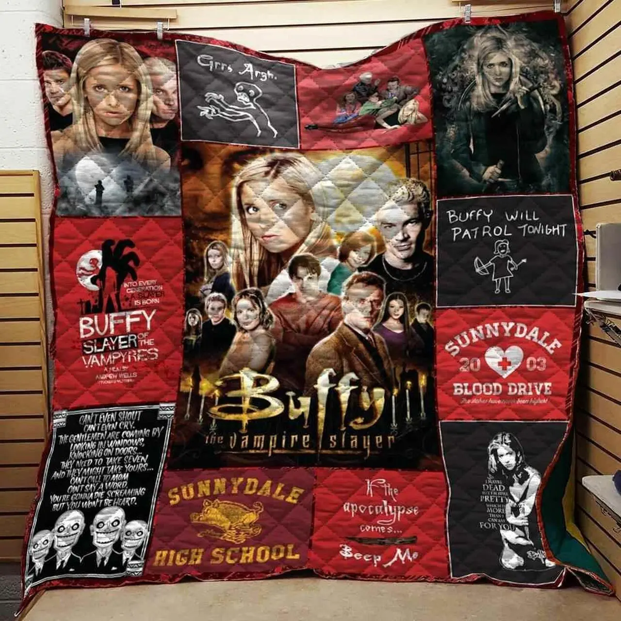 Buffy The Vampire Blanket Th10072019 Quilt and Home Decor