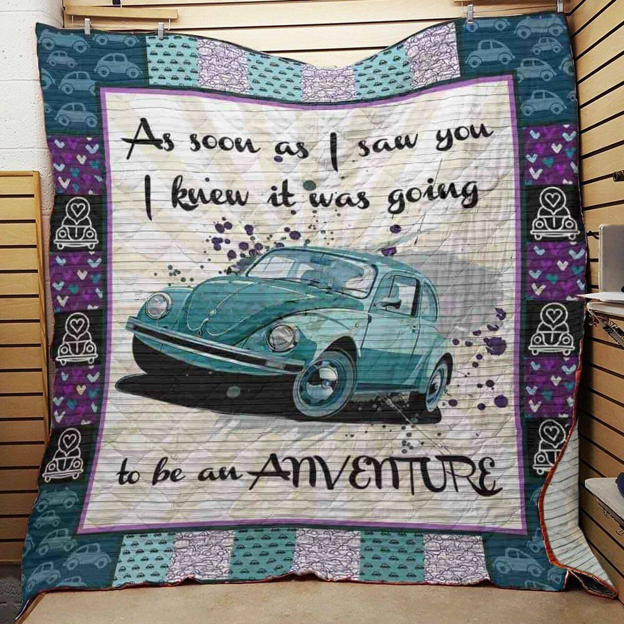 Bug Car Quilt Blanket Abc07113541 and Home Decor