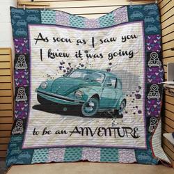 Bug Car Quilt Blanket Abc07113541 and Home Decor