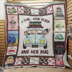 Bug Car Quilt Blanket Dhc06021246Td and Home Decor